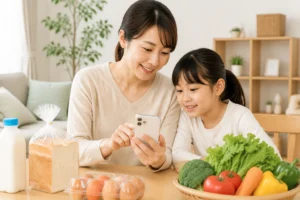 OniGO八王子の口コミを小学生ママが確認しているイメージ画像