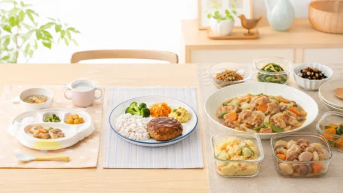 幼児向け冷凍食・小学生向けワンプレート・家族向け冷蔵おかずの違い