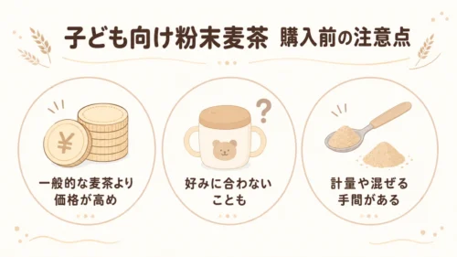 bebecoこどもむぎちゃの価格や飲みやすさに関するデメリット