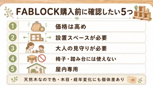 FABLOCKの価格や設置場所など購入前に確認したいデメリット
